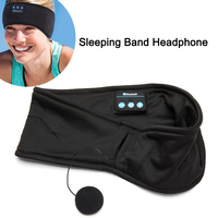 Wireless Bluetooth Sleeping Headband Fone Earphones Sports Sweatband Sleeping Band Headphone Music Soft Elastic Eye Mask Headset