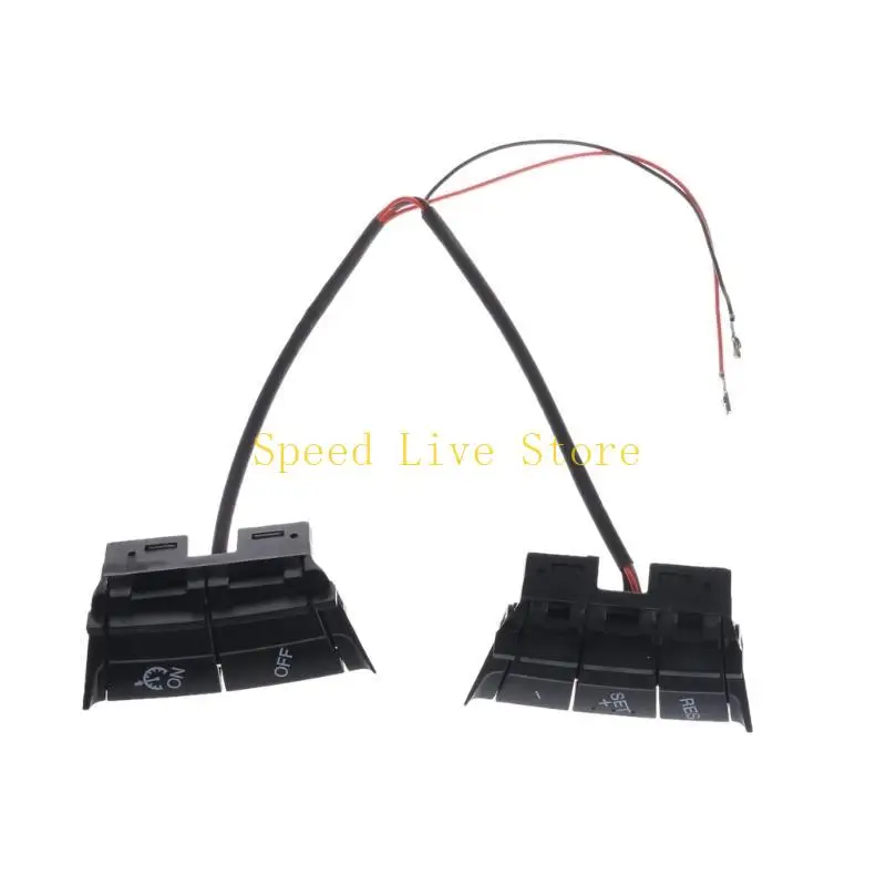 

547C Steering Wheel Handle Cruise Control Switch Cover with Wire HHareness for for Focus 2005-2011 Durable