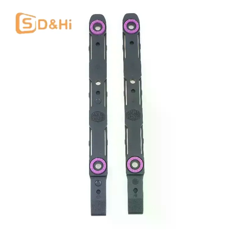 1Pair Black Plastic Hard Drive Mounting Rails For Cooler Master Chassis Left Right For SATA SSD Computer Connect
