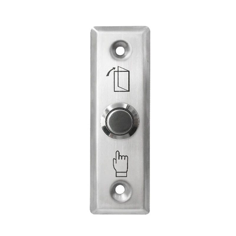 

Stainless Steel Exit Button Switch For Lock Door Access Control System Door Push Exit Door Release Button Alloy Switch