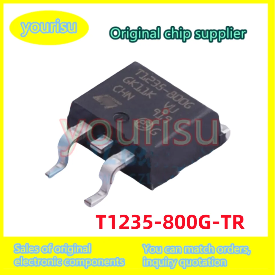 5Pcs/Lot Original T1235-800G-TR T1235-800G ThyristorSilicon Controlled Rectifier)/Module D2PAK TO-263
