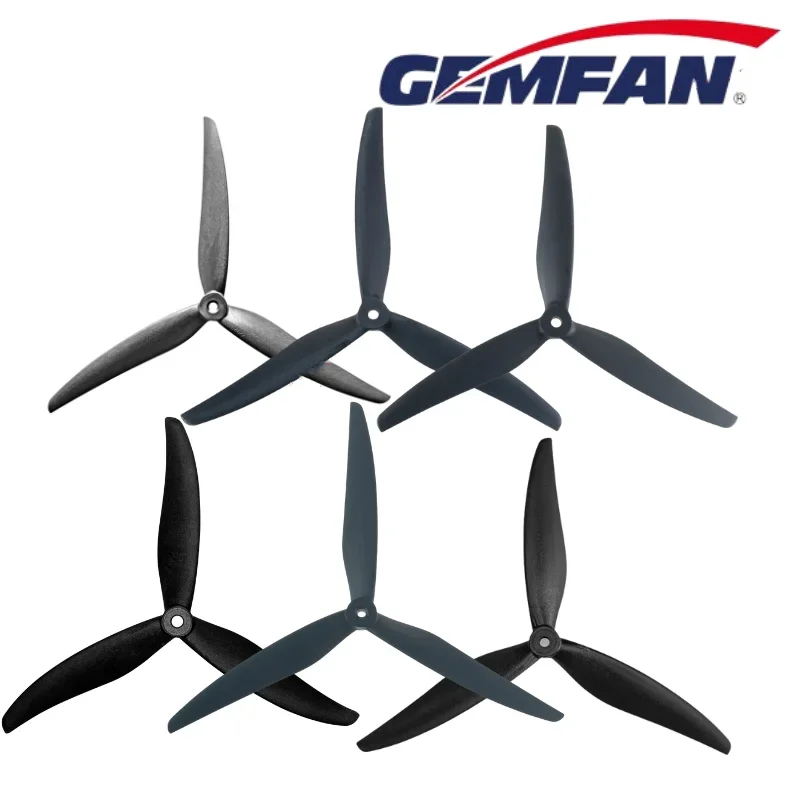 4 sztuk/2 pary (2CW + 2CCW) Gemfan 1050 10X5X3 3-łopatkowe śmigło z włókna szklanego nylonowego do Multirotor 10 \