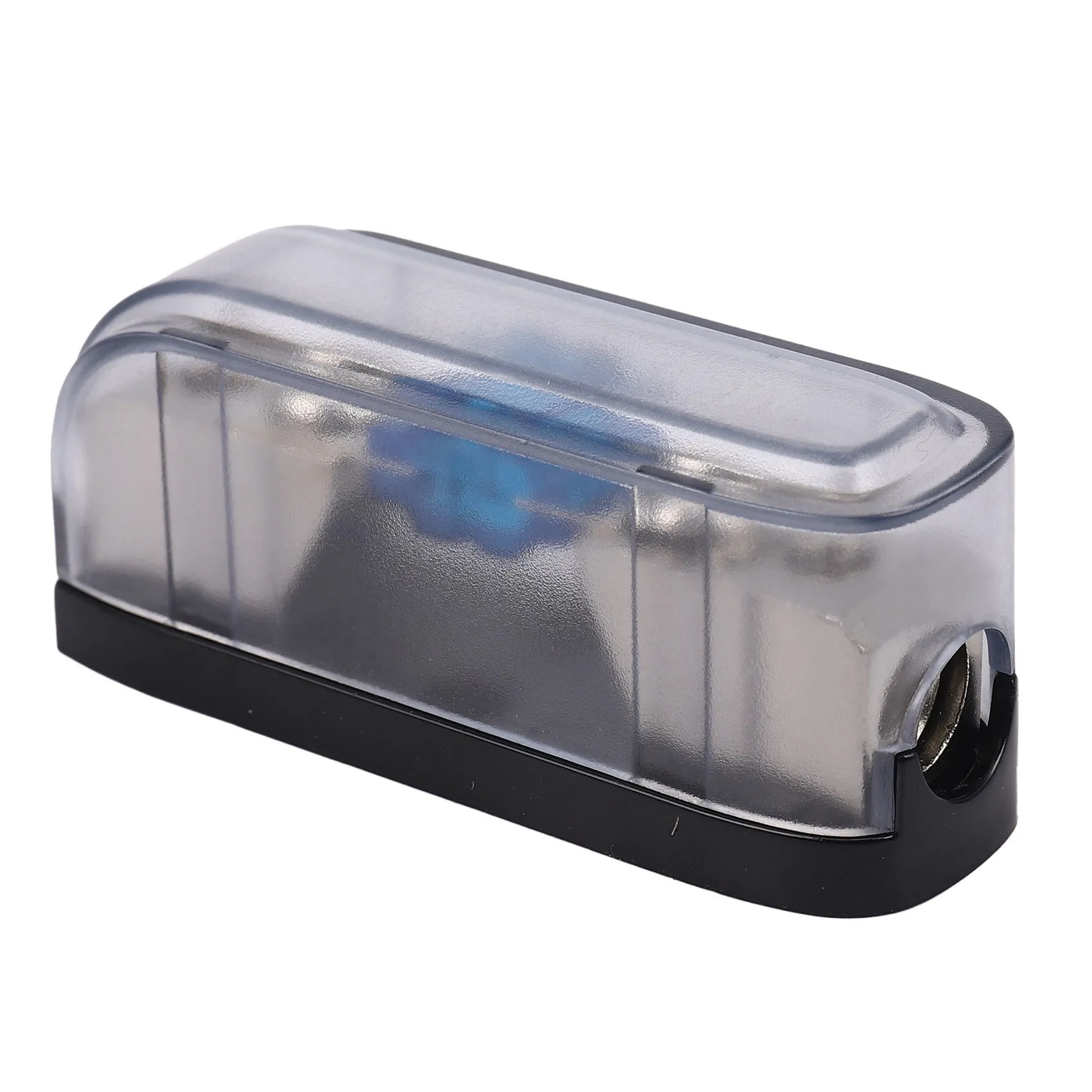 Car Stereo Fuse Holder, Auto Stereo Audio Fuse Box, Power Distribution Block, Single Way, 4Ga