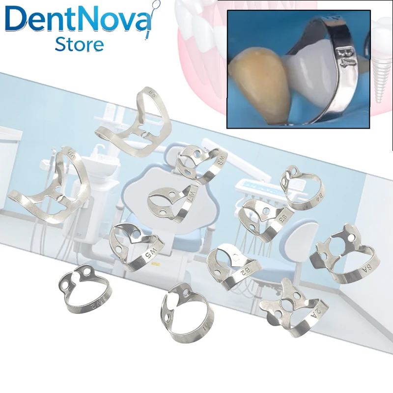 

10PCS Dental Wedges Matrix Wooden Orthodontic Posterior Interdental Tools for Filling Restoration Dentistry Supplies 50 Size