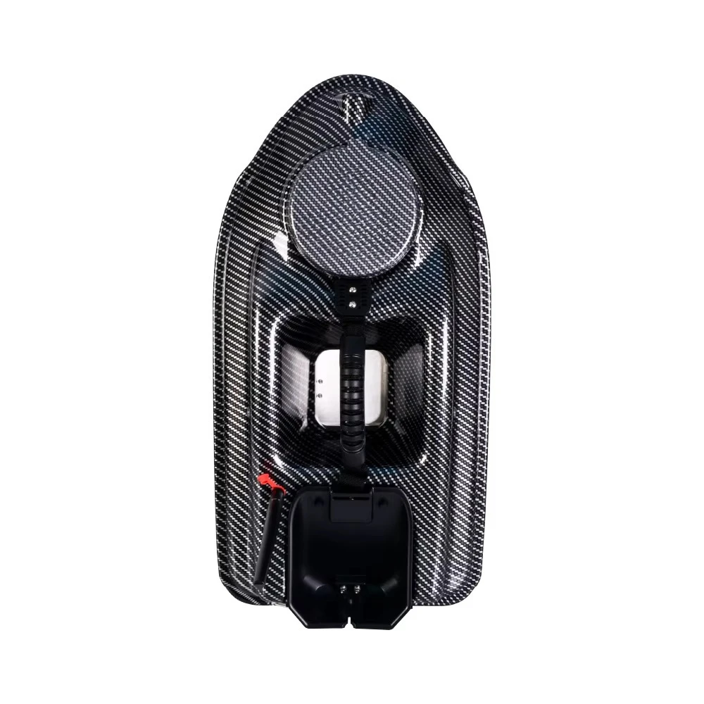 

boat with eco-friendly anti-lock braking system hull 500m remote control hands-free track & one-minute button activation