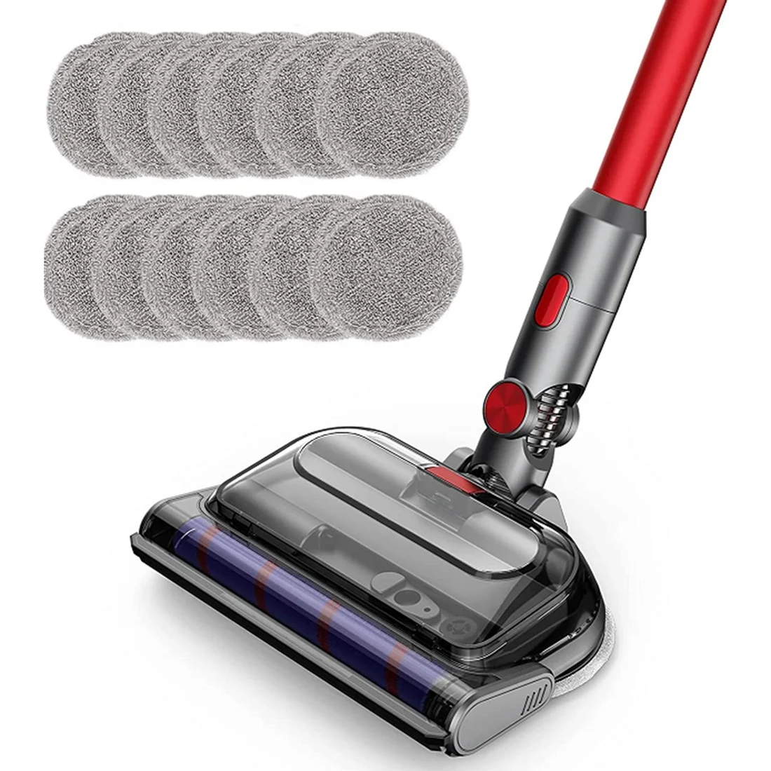 

Electric Mop Brush for V15 V11 V10 V8 V7 Vacuum Cleaner, Electric Mop with Detachable Water Tank