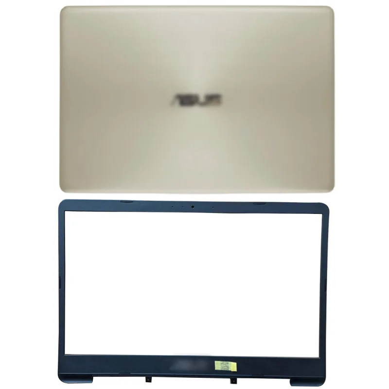 For ASUS VivoBook X411 X411U X411UF X411UN X411UA Non-Touch Gold Notebook Computer Case Laptop Case LCD Back Cover/Front Bezel