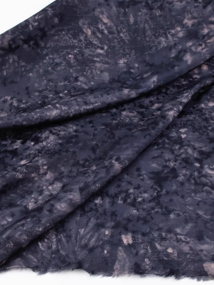 

Drape Tie Dyed Jacquard Cotton Linen Fabric for Summer Shirts Dresses Drape Fashion Clothing Diy Sewing Cloth By The Meter