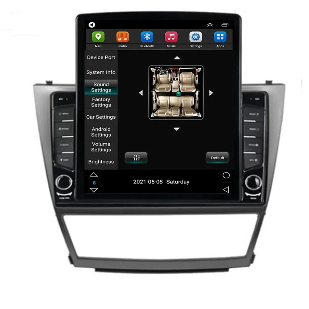 Per Tesla Style 2Din Android 13 autoradio per Toyota Camry 40 2007-2011 lettore Video multimediale GPS Stereo Carplay DSP Camera