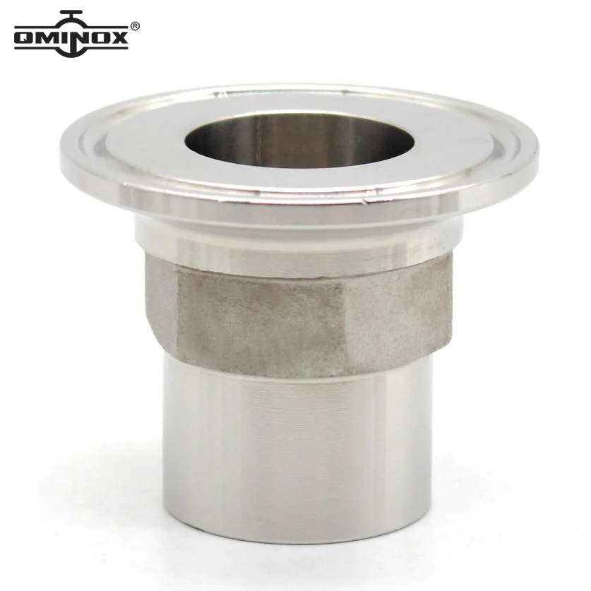 SS304 SS316L Stainless steel Tri clamp BSPT Female adatper  Food Grade Precision casting quick-fitting hexagonal  Female DN15-50