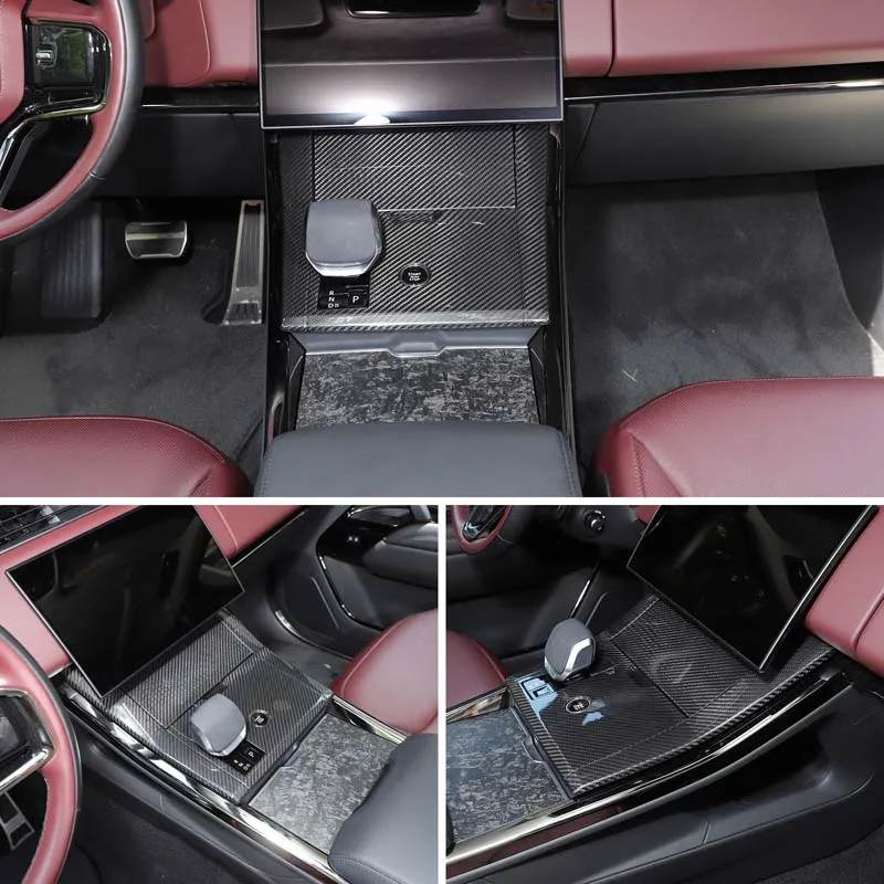 

Carbon Fiber For Land Rover Range Rover Sport 2024-2025 Car Center Console Panel Cover Trim Interior Car Accessories(LHD)