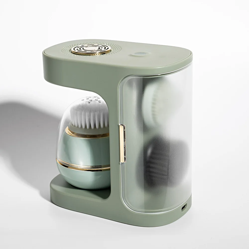 Novo Modelo de Limpador Facial Elétrico: Escova de Limpeza de Silicone com Vibração Ultrassônica—A Ferramenta Definitiva para Limpeza Facial