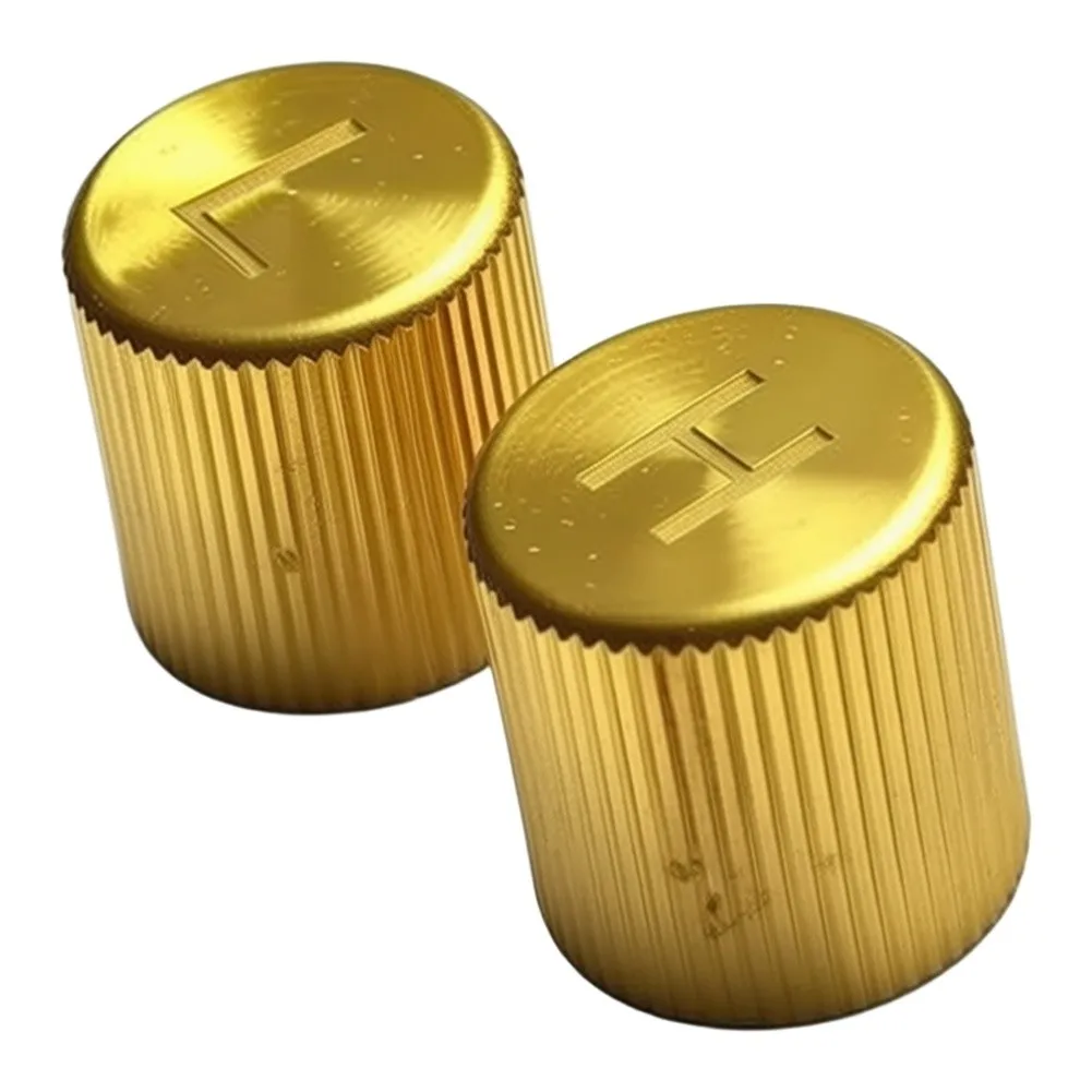 Brass AC Cap AC Valve Cap Direct Replacement Part Easy Installation Design Precise Thread Match For Auto Repair