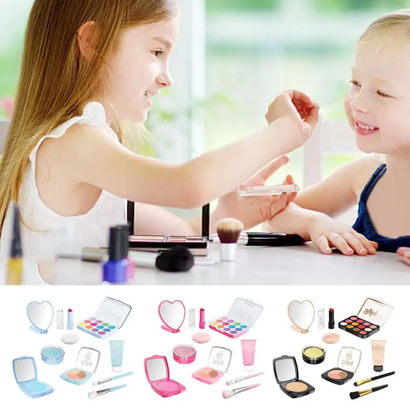 

Makeup Set For Kids Pretend Makeup Toy Sets For Girls Safe Make Up Toy Sets Fake Kids Play Cosmetic Toy Set For Children And
