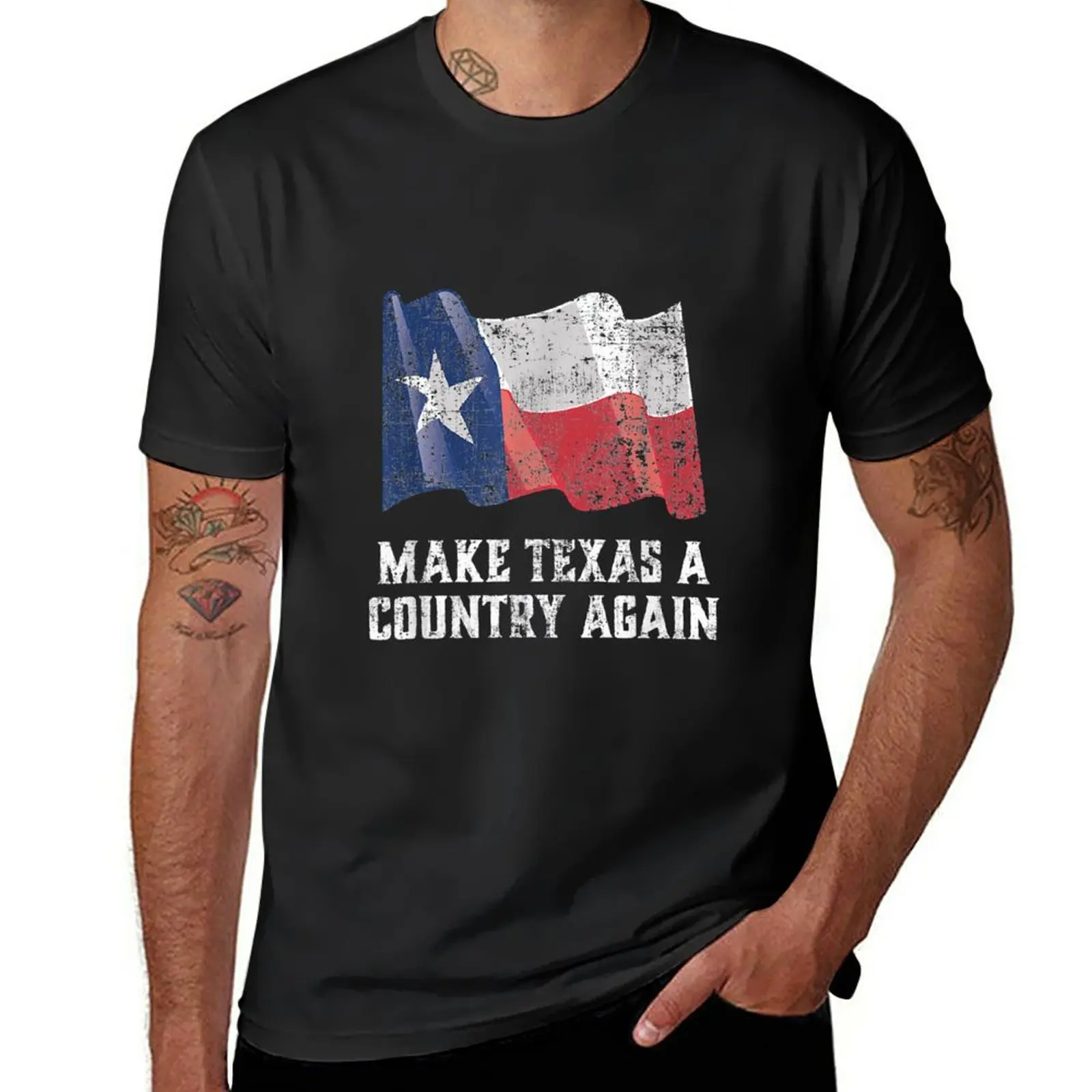 New Make Texas A Country Again Funny Secede T-Shirt Anime t-shirt new edition t shirt mens tall t shirts