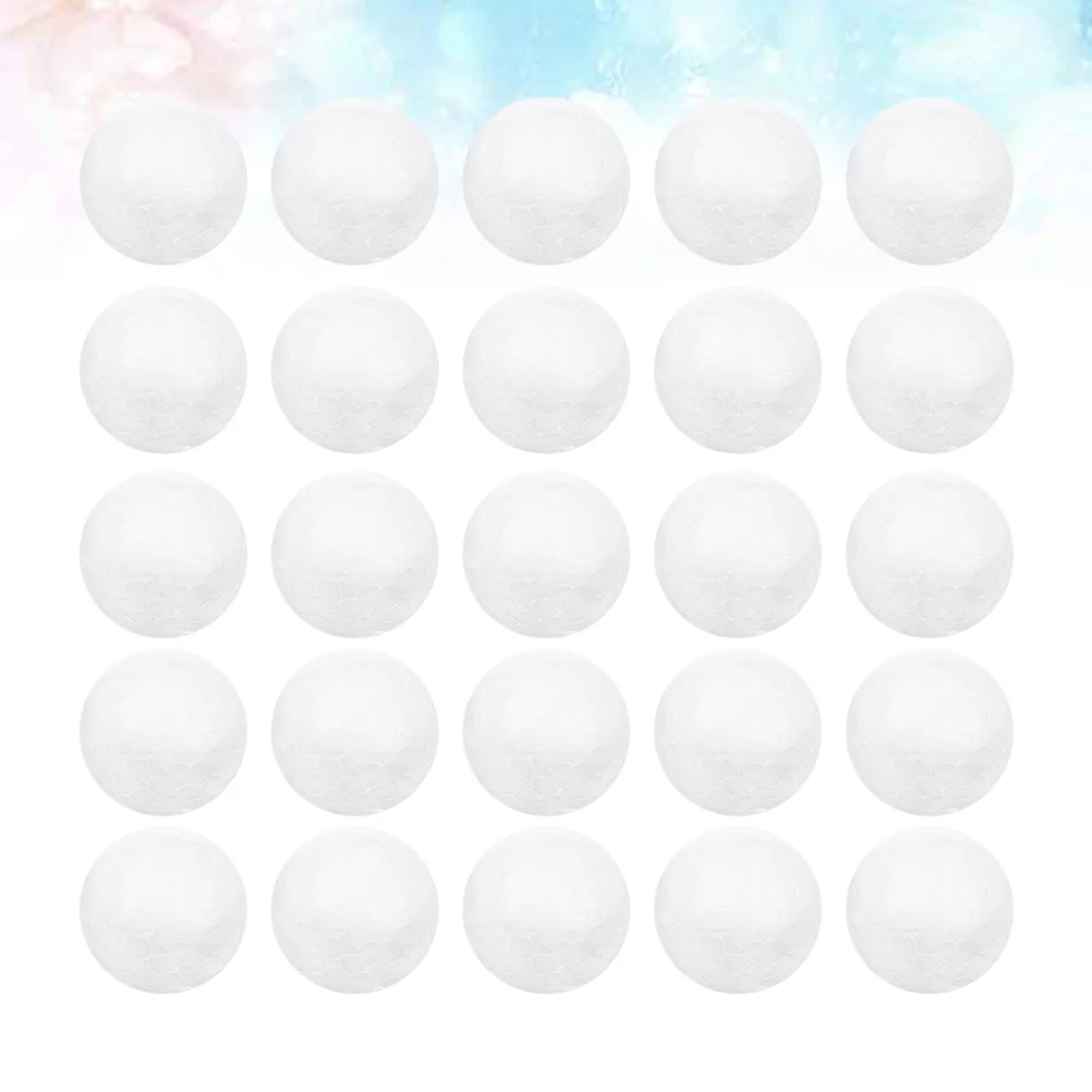 

3 Inch Solid White Polystyrene Foam Balls for DIY Christmas Decoration Craft Projects Easy to Paint and Customize Holiday