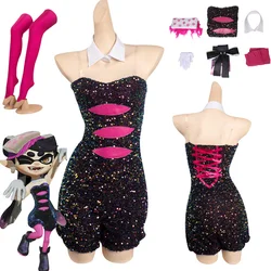 Callie Jumpsuit With Stockings Collar Cosplay Costume Clothes Jumpsuit Outfits Halloween Carnival Party Role Play Female Suits