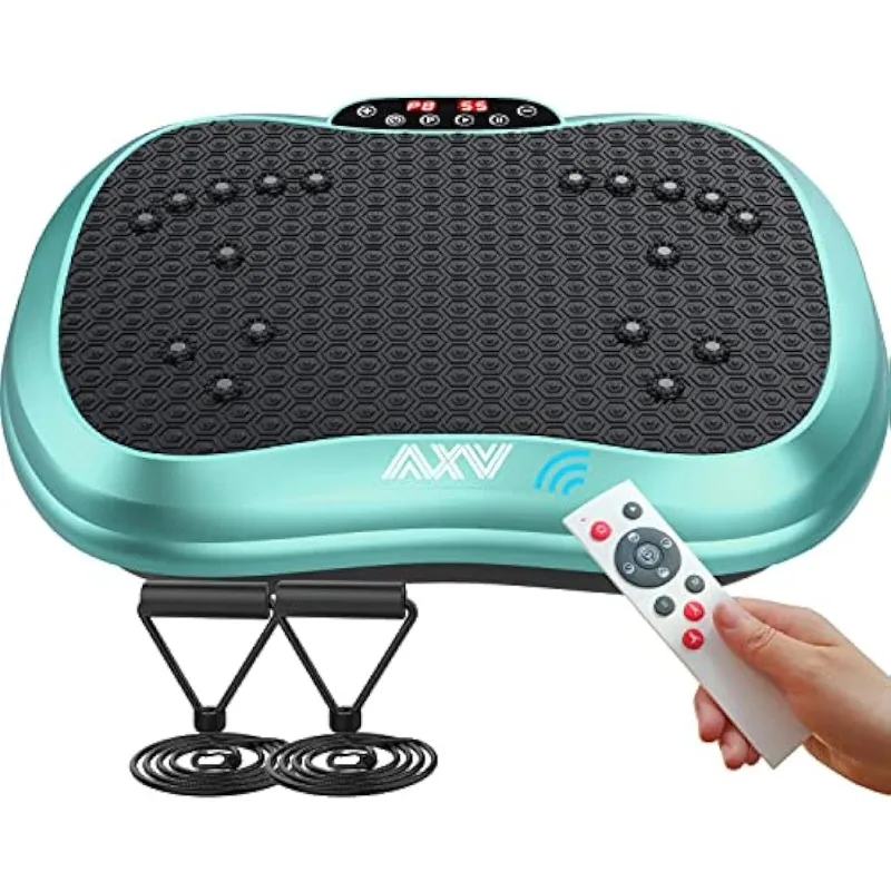 

AXV Vibration Plate Exercise Machine Whole Body Workout Vibrate Fitness Platform Lymphatic Drainage Machine