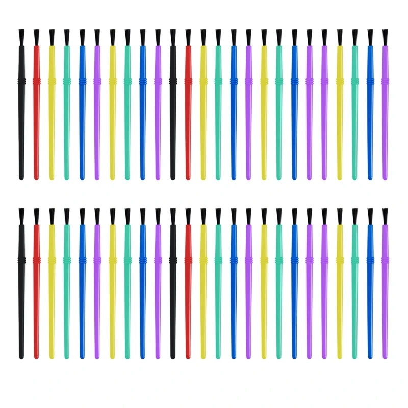 

50 шт. Маленькие кисти для рисования с удобными поставками для рисования для художников и студентов