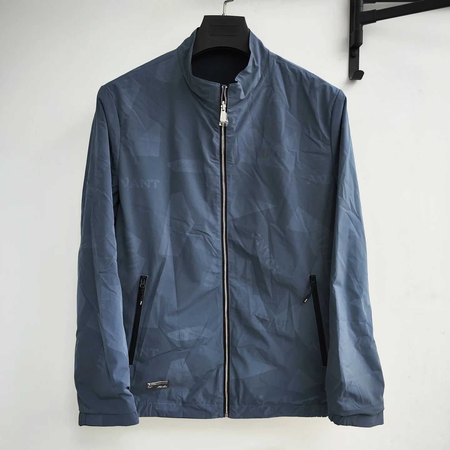 

Двусторонняя одежда ort Jaet, мужская деловая повседневная универсальная куртка с воротником-стойкой, дышащая современная длинная молния