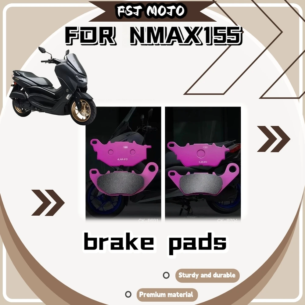 For NMAX155 Ceramic Brake Shoes Thermal Insulation Barrier Block Heat To Keep Consistent Stopping Distance Long Term