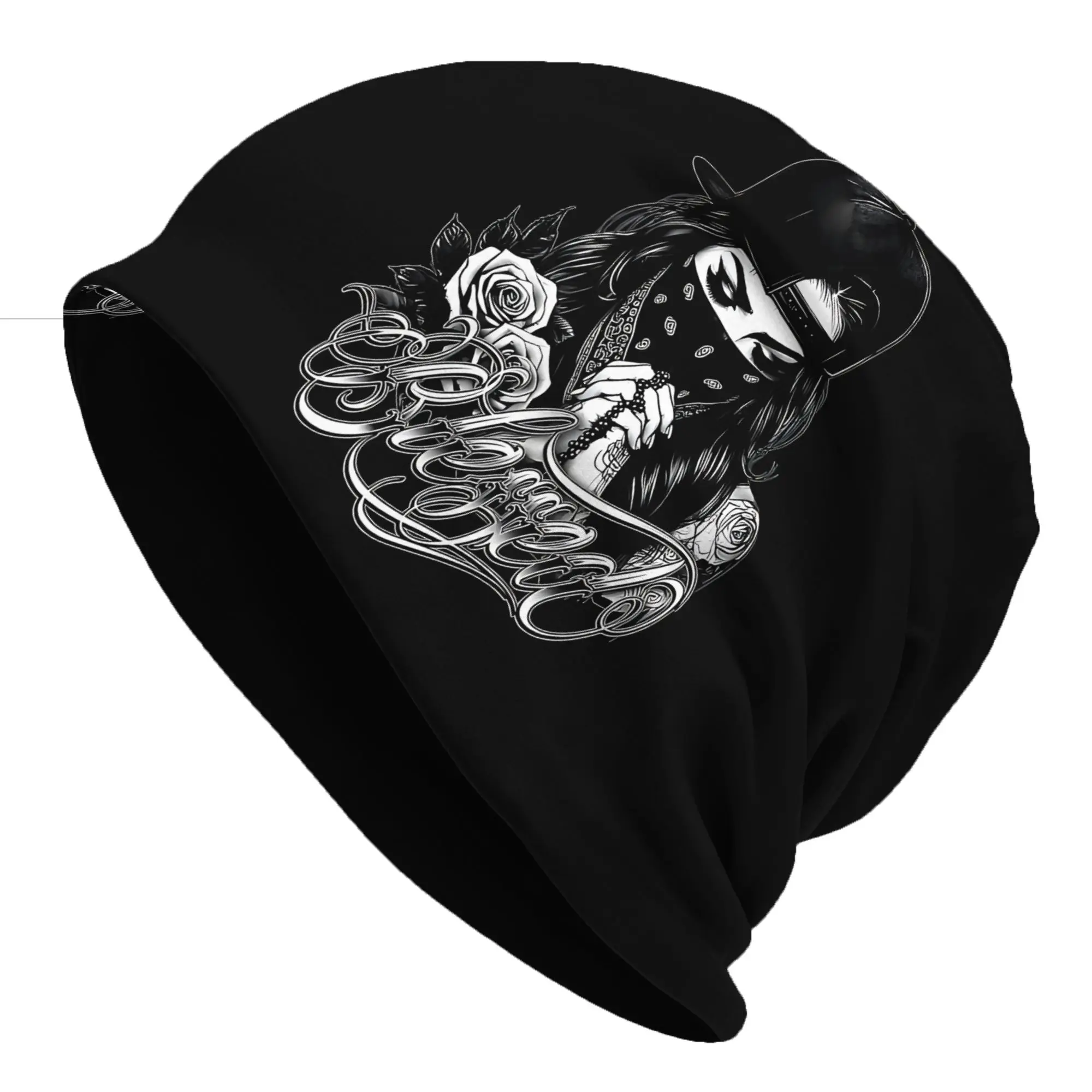Autumn Blessed Chicano Girl Bonnet Homme Summer Thin Hat  Skullies Beanies Caps Men Women Creative Hats