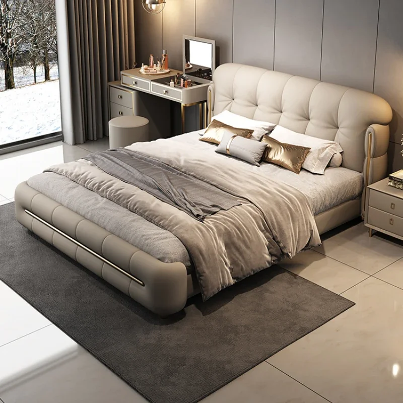 

Design Fashionable Beds Cheap Aesthetics Safe Boy Luxury Modern Beds Massage Simple Wedding Relax Wood Cama Casal Furniture