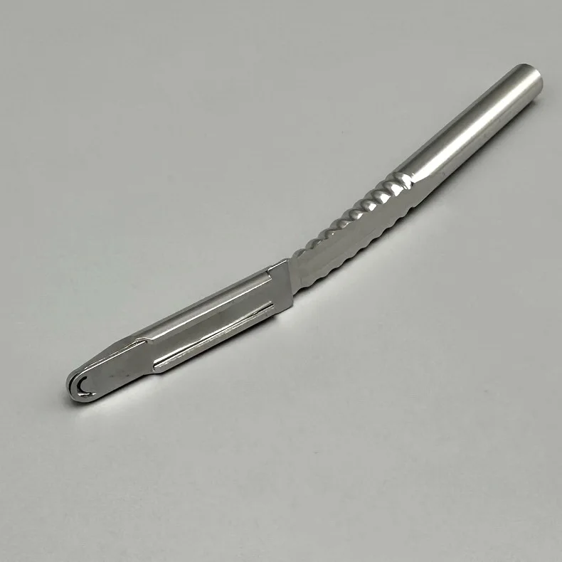 Dental Implant Bone Scraper Harvester Curved With Blade Grafting Collector