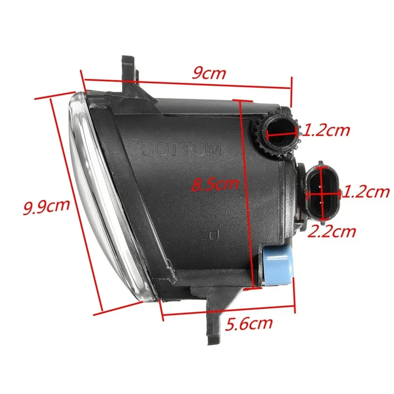 2Pcs 9 LED Car Front Driving Fog Light Lamp Running Light For Toyota Corolla Camry Yaris Vios RAV4 For Lexus RX350 RX450 LX570