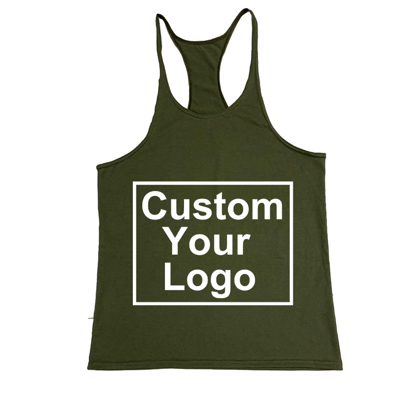 Customized logo new fashion sleeveless shirt vest men\'s fitness shirt men\'s fitness training fitness vest sports