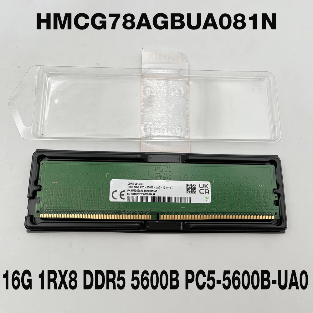 

1PCS RAM 16GB 16G 1RX8 DDR5 5600B PC5-5600B-UA0 For SK Hynix Memory HMCG78AGBUA081N