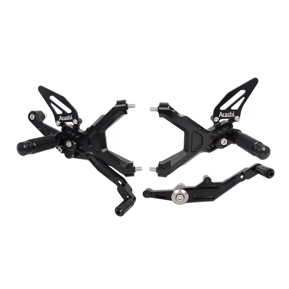 Motorcycle CNC Verstelbare Achteren Geplaatste Voorste Voetpedaal Voor BMW S1000RR 2019-2024 M1000RR 2021-2023 Racing Voetpedaal - afbeelding 1