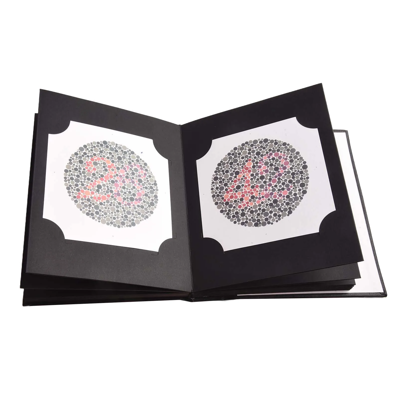 

19*14.8*4cm Ishihara Book Retinograph Red-Green Deficiency Test Plates Included Album-Type Design Blue Yellow Contrast