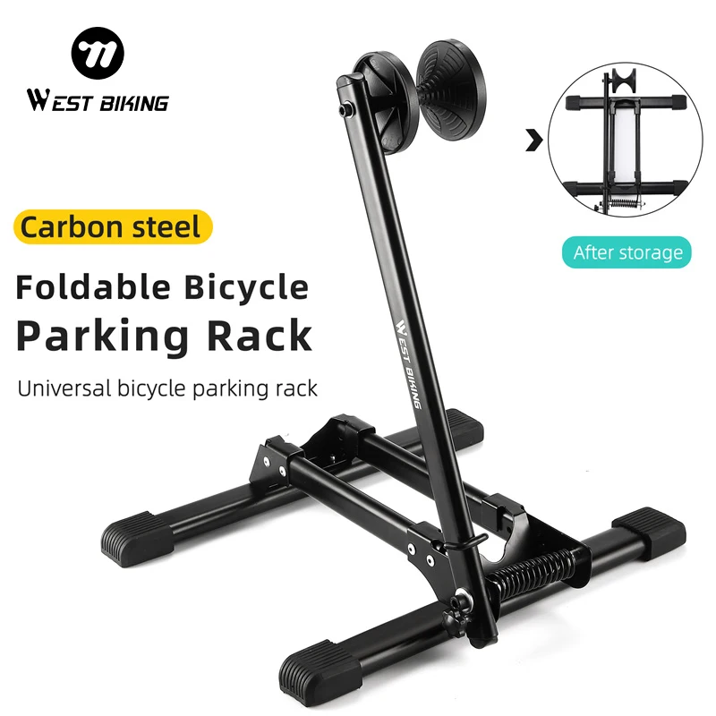 

Mountain Bike Parking Rack Bicycle Foldable Rack Convenient Easy Fixation Bicycle Durable Bike Parking Rack