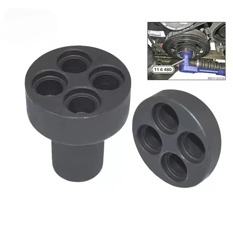 Crankshaft Rotation Tool Camshaft Timing Tool for BMW MINI B38 B48 B58 Engine Crankshaft Pulley Removal Tool