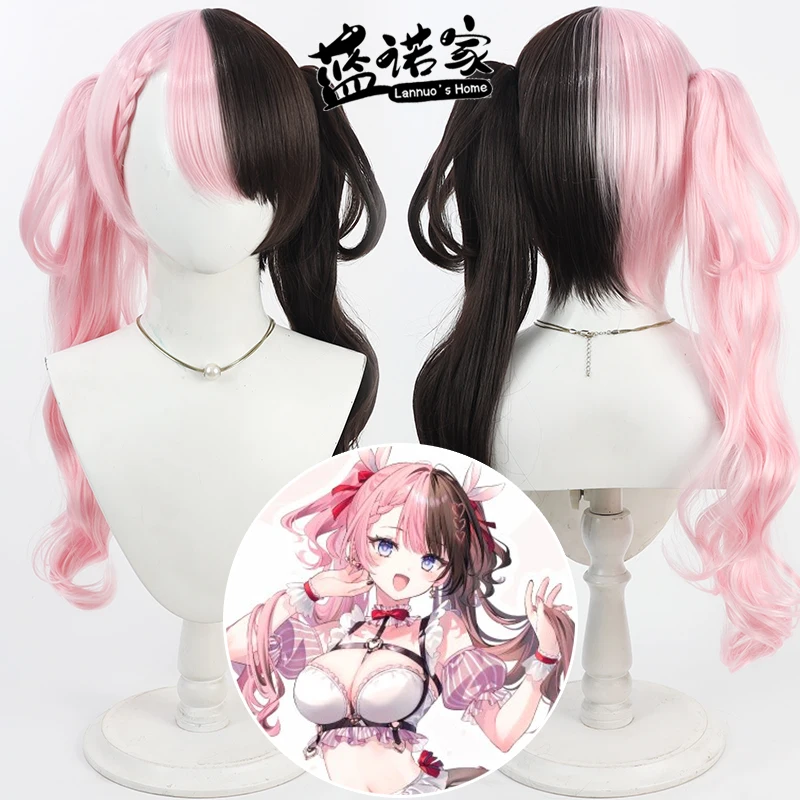 

Аниме виртуальный YouTuber VTuber Hinano Tachibana косплей парик Хэллоуин реквизит синтетические волосы термостойкое волокно + шапочка для парика