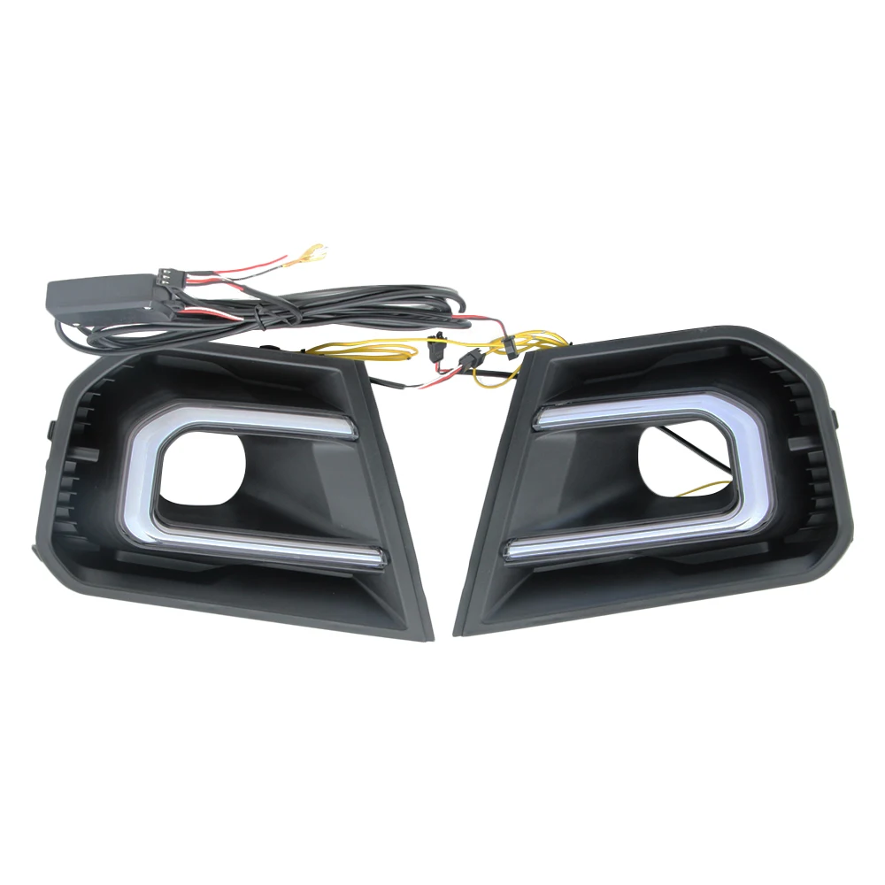

1Pair For Ford Ranger Wildtrak 2022-2023 Car LED Daytime Running Lights Automobile Day Time Headlight led lights Car accessories