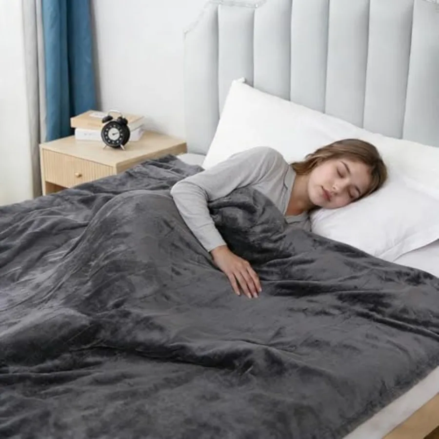 

Electric Heated Blanket Full Size 72"x84"Fast Heating Throw Soft Plush Microplush for Bed and Couch 10 Hours Auto Off and 5 Hea