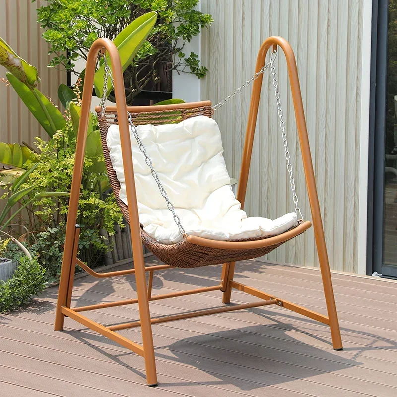 

Balcony Fashion Patio Swings Courtyard Villa Modern Living Room Patio Swings Modern Luxury Outdoor Furniture Columpiar Lsqq