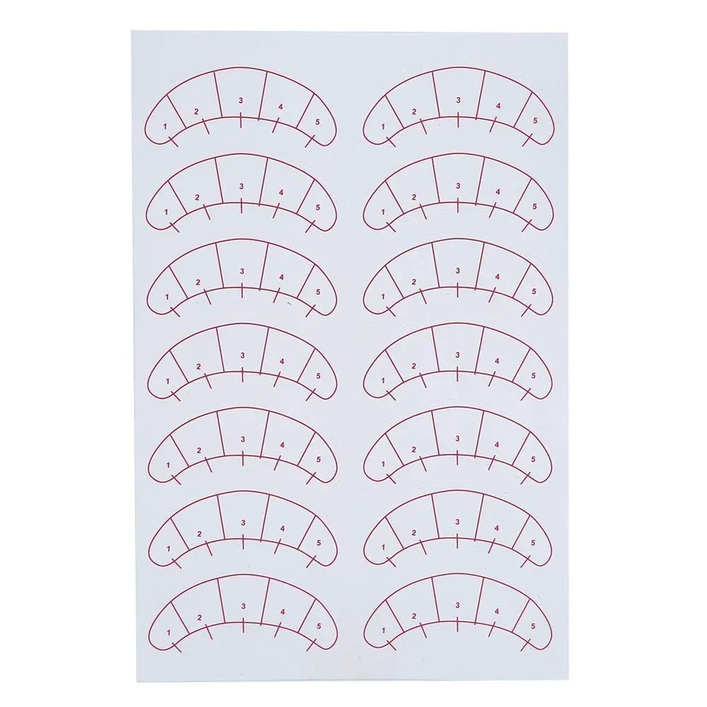 70pairs Eyelash Extension Practice Eye Tips Sticker Wraps Makeup Tools 3D Eyelash Under Eye Pads  Grafted Lash Mapping Stickers