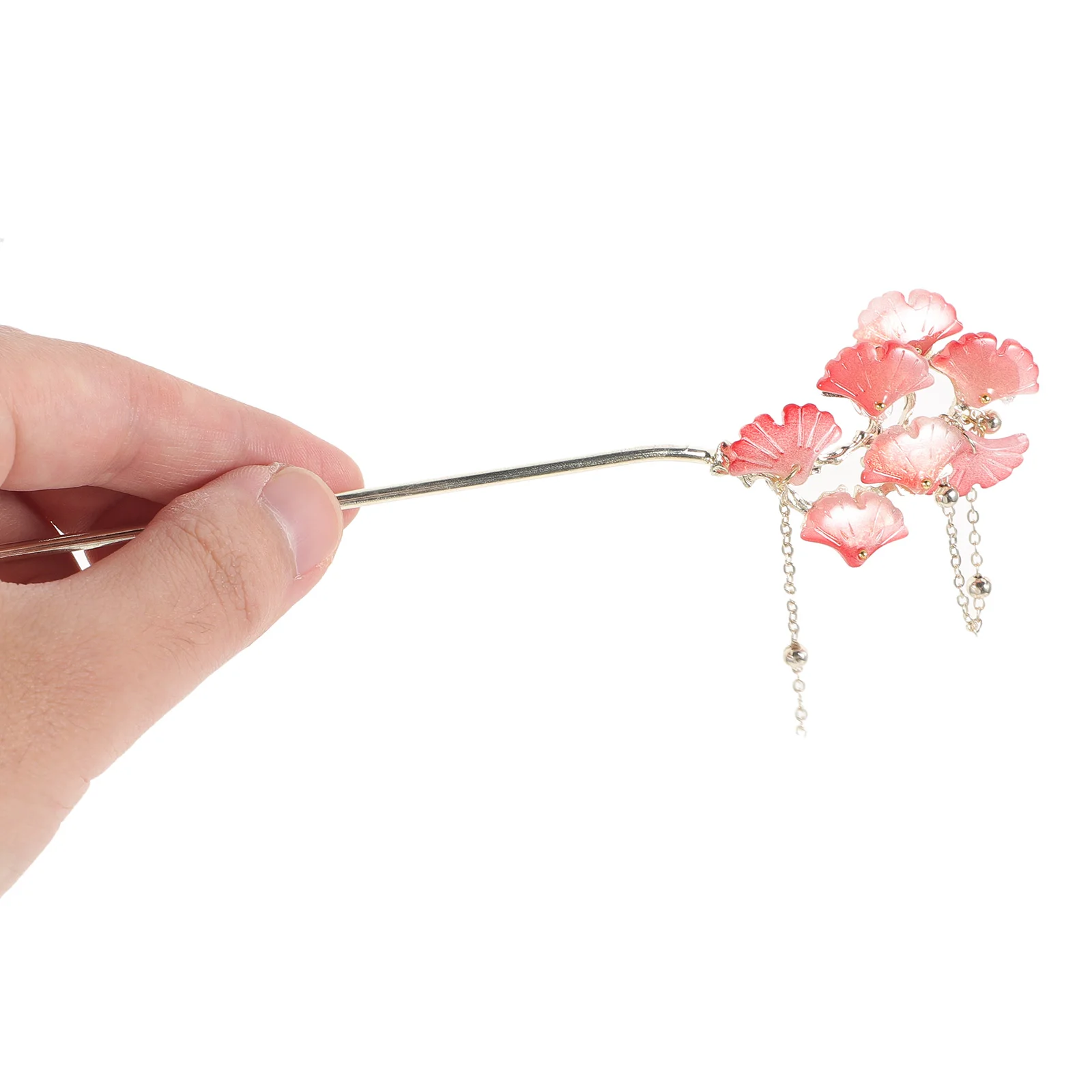 

Ginkgo Leaf Tassel Chopstick For Women Sturdy Stick Elegant Hairpin Wedding Party Accessories Vintage Hair Bun Stick Chinese