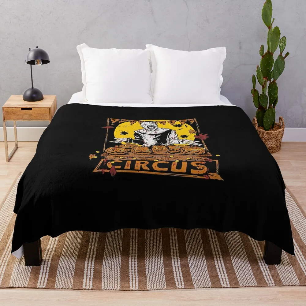 

Retro Terrifier Circus Throw Blanket Summer Sofa Quilt Blankets