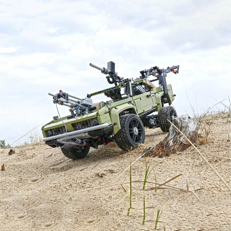 2111pcs MOC Mad Maxer Clawcar 2 Post-Apocalyptische Wasteland Voertuig DIY Model Bouwstenen Verjaardag Speelgoed Gift