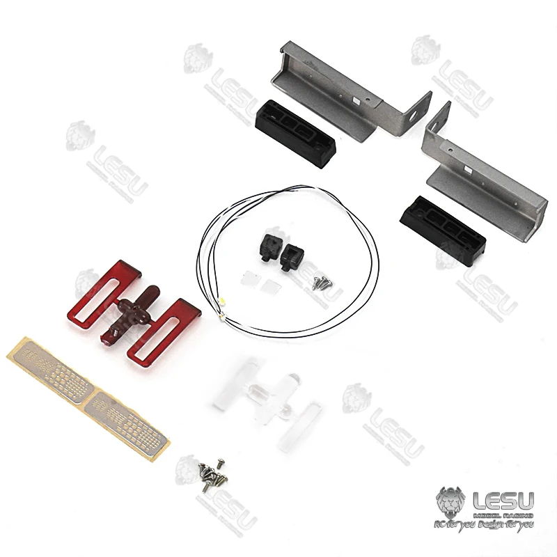 

LESU Metal Taillight Base for 1/14 Tamiyaya RC Tractor Truck Model Remote Control Toys Car Accessories Th16490-SMT3