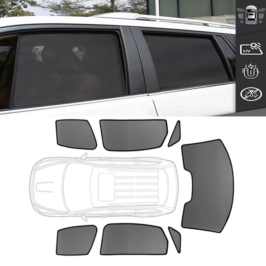 Магнитная солнцезащитная шторка на окно автомобиля для Land Rover Range Rover Evoque L551 2019-2023, сетчатая шторка на лобовое стекло