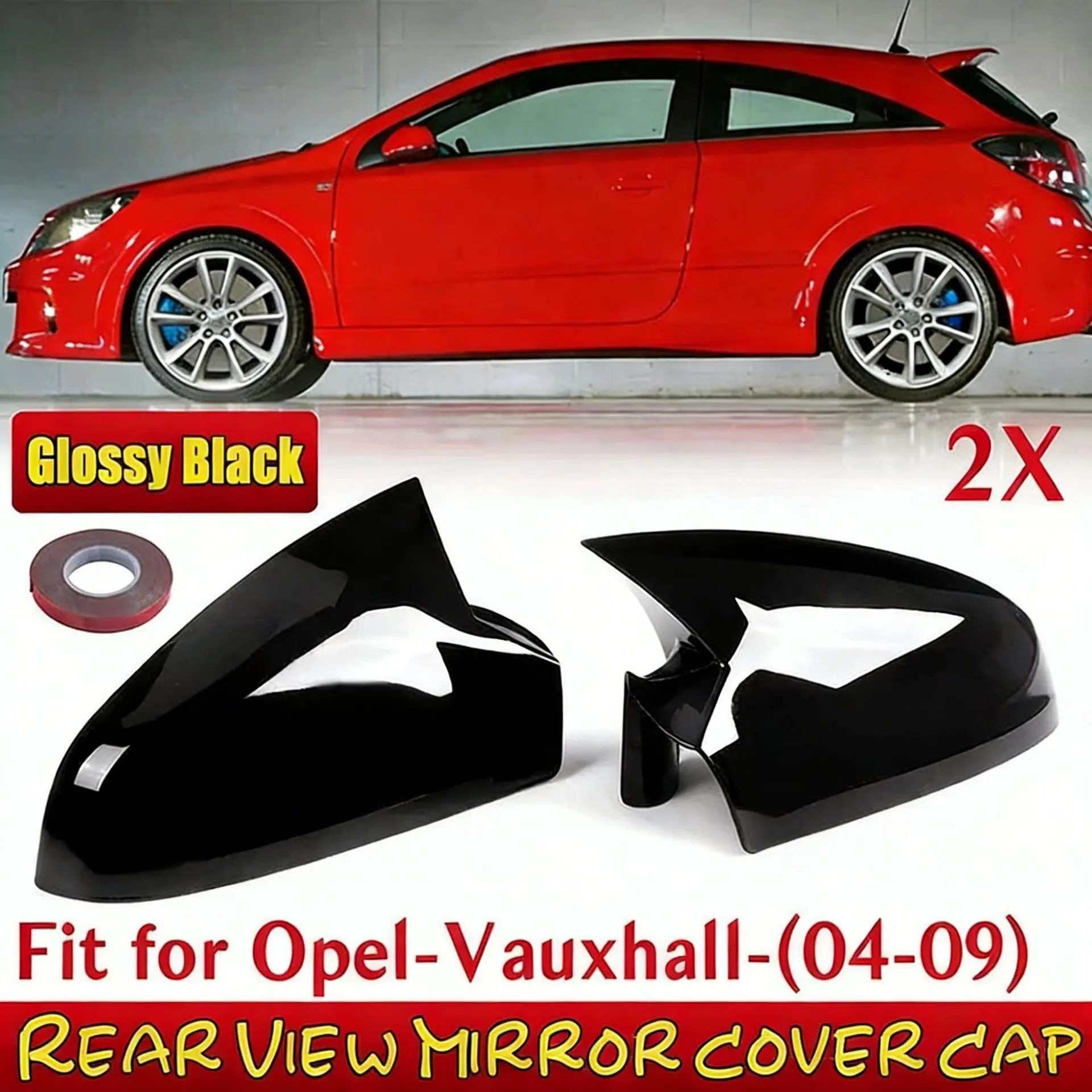 Suitable for Opel Vauxhall Opel Astra H 04-09 modified horn mirror housing mirror cover rearview mirror cover