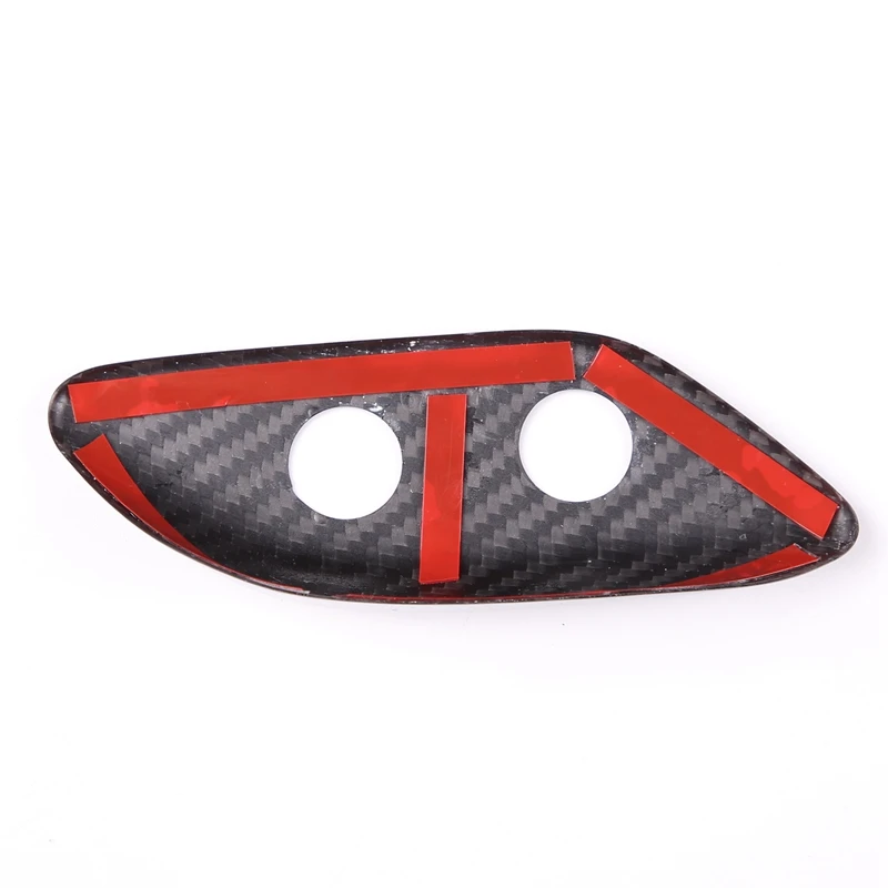 Fit For-Ferrari F12 Berlinetta 2013 Real Carbon Fiber Car Indoor Fuel Tank Switch Cover