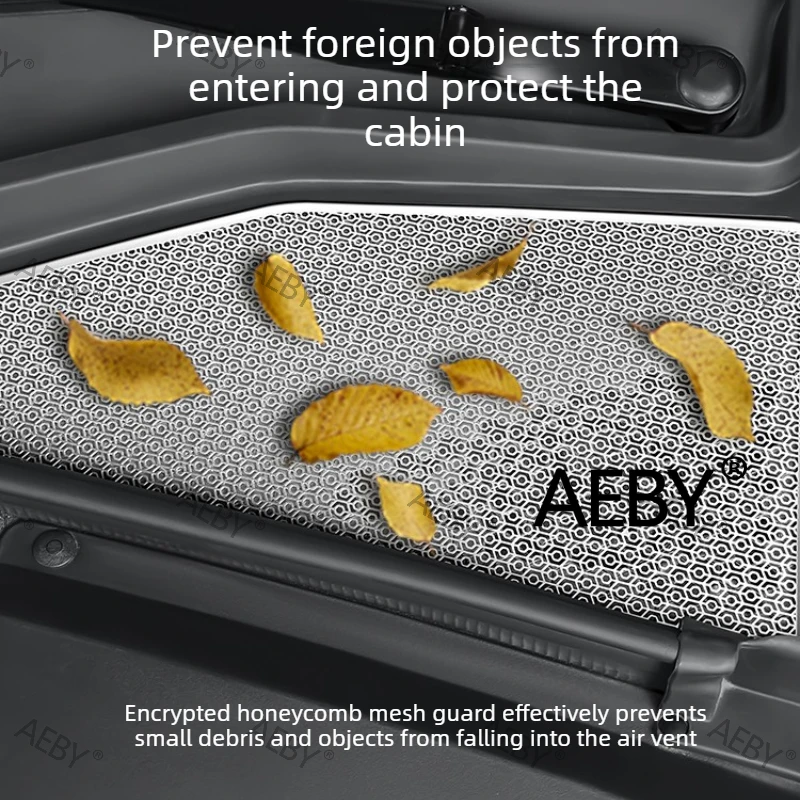 

Для BYD Seal U DM-i 2020-2025: Защитная решетка моторного отсека от листьев и насекомых, сетчатая накладка на решетку радиатора автомобиля, крышка сливного отверстия для воды