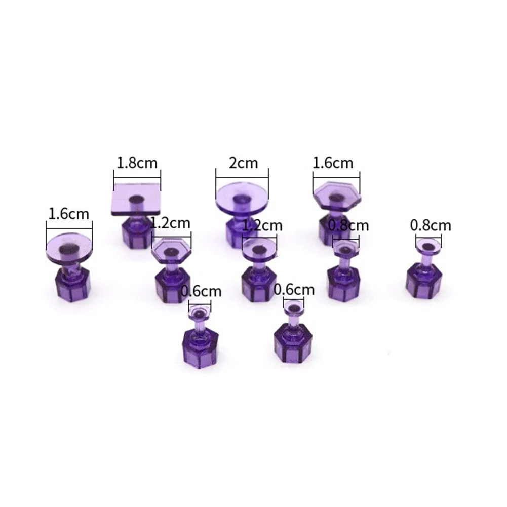 

28/10 шт. нейлоновые клеевые вкладки фиолетовые наборы инструментов для удаления вмятин краски, клейкие вкладки для кузова автомобиля, мотоцикла, холодильника