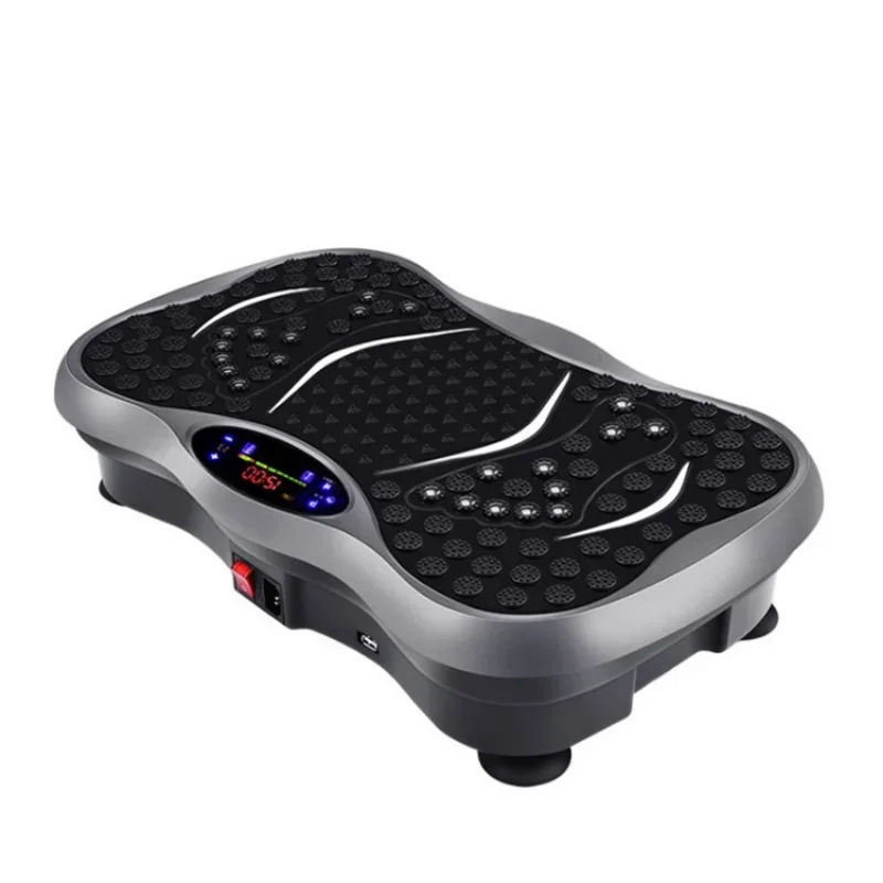 Hot SalesExercise Machine Slim Whole Body Vibration Platform With Rope Remote Control Button 1-999 Level